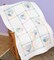 Jack Dempsey Stamped White Lap Quilt Top 40"X60"-Patchwork Hearts